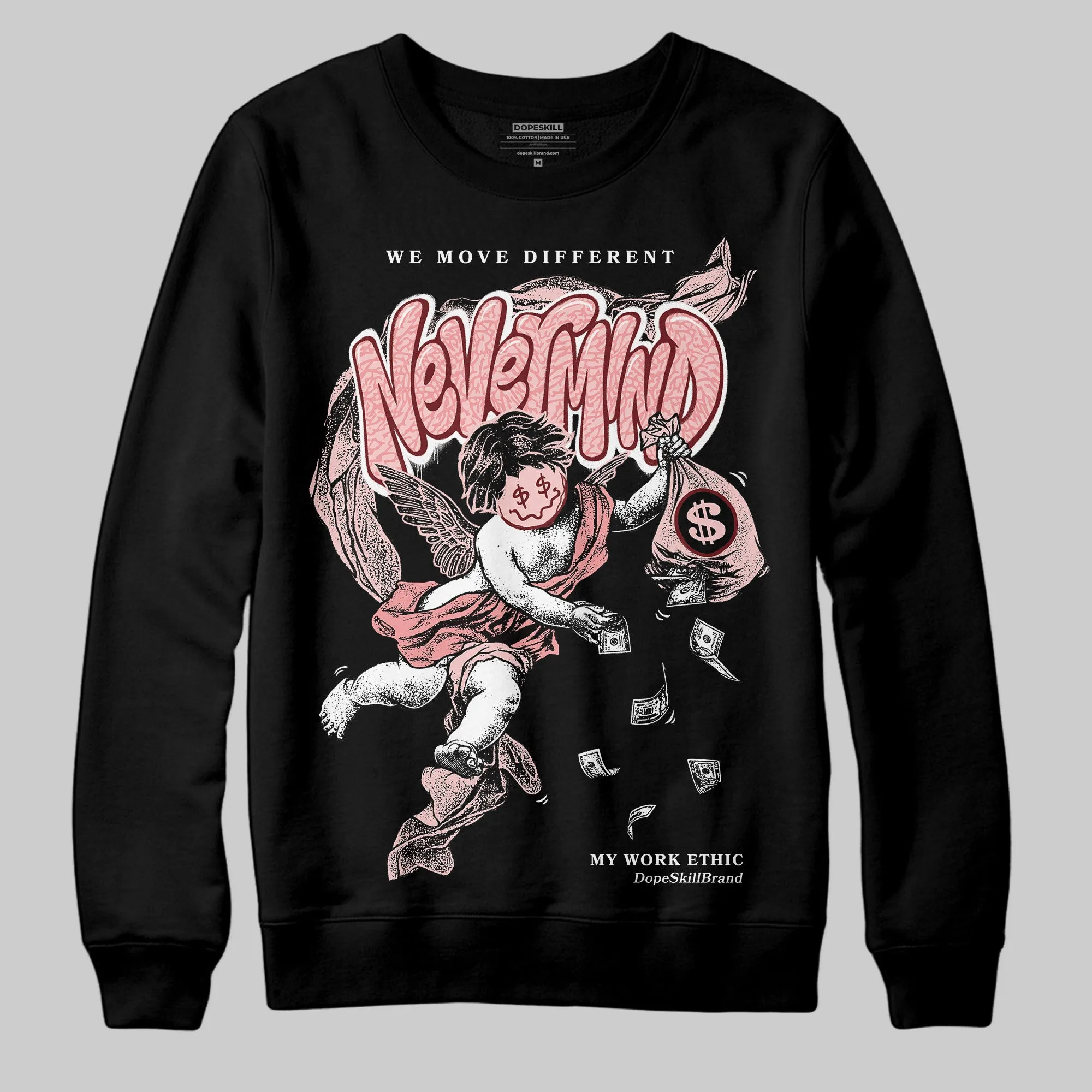 VALENTINE'S Day 3s DopeSkill Sweatshirt Nevermind Graphic sold by DopeSkill product image thumbnail 2