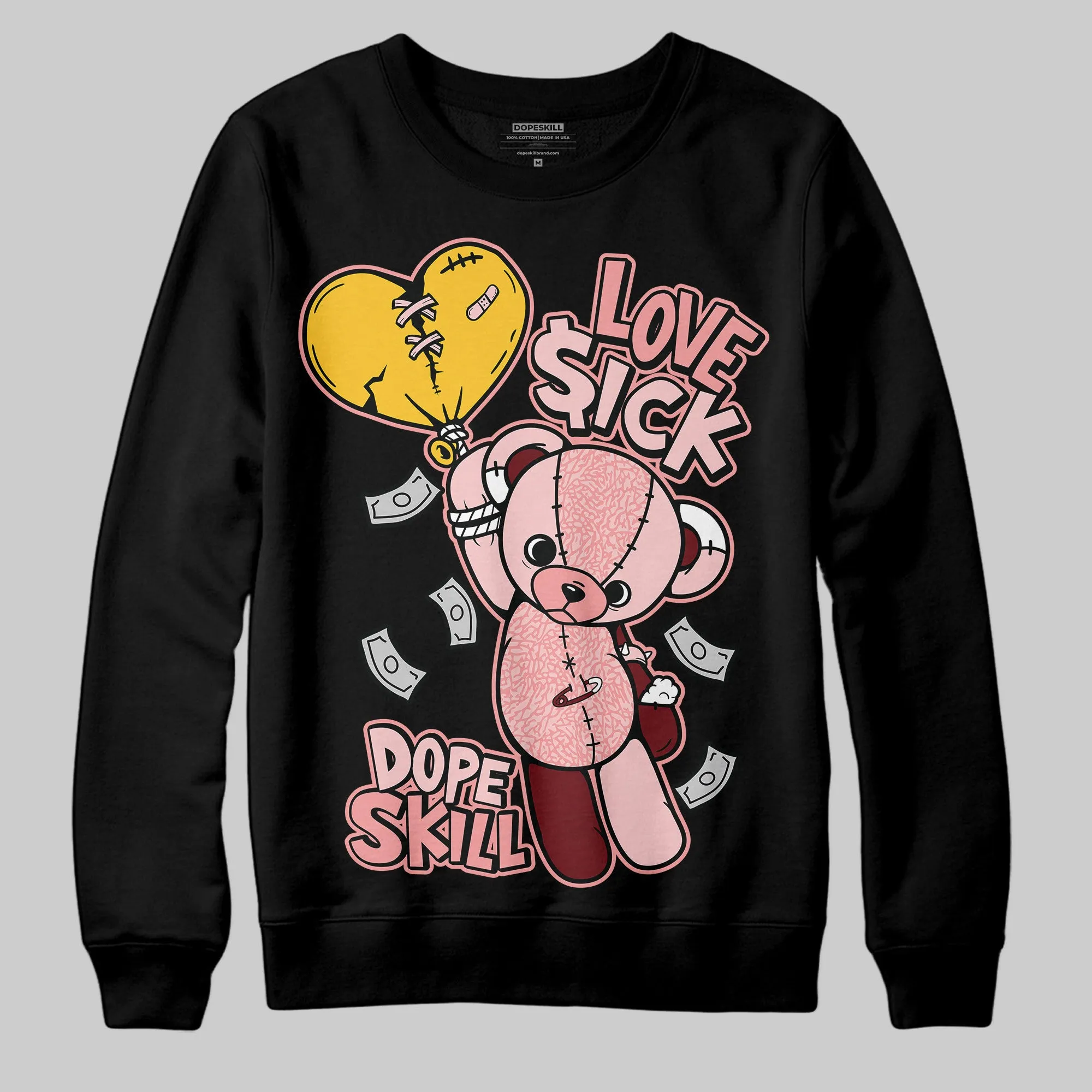 VALENTINE'S Day 3s DopeSkill Sweatshirt Love Sick Graphic sold by DopeSkill product image thumbnail 2