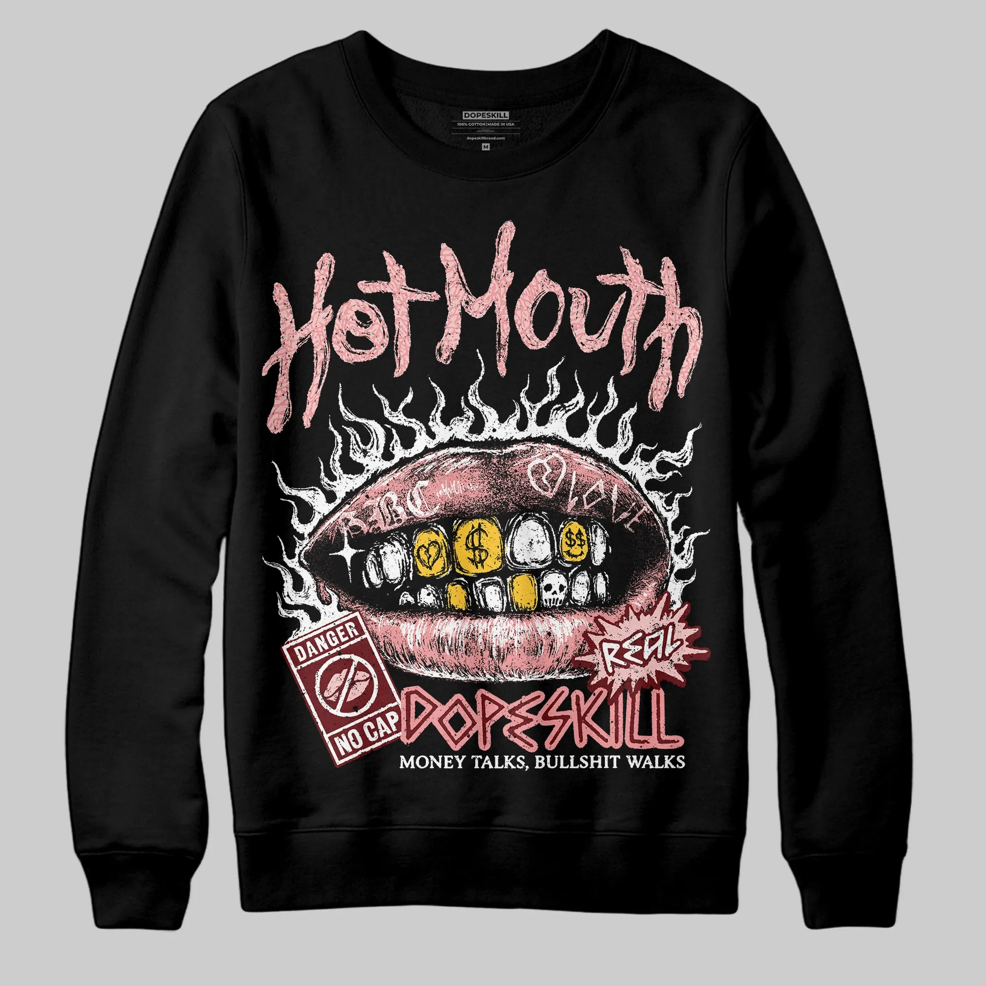 VALENTINE'S Day 3s DopeSkill Sweatshirt Hot Mouth Graphic sold by DopeSkill product image thumbnail 2