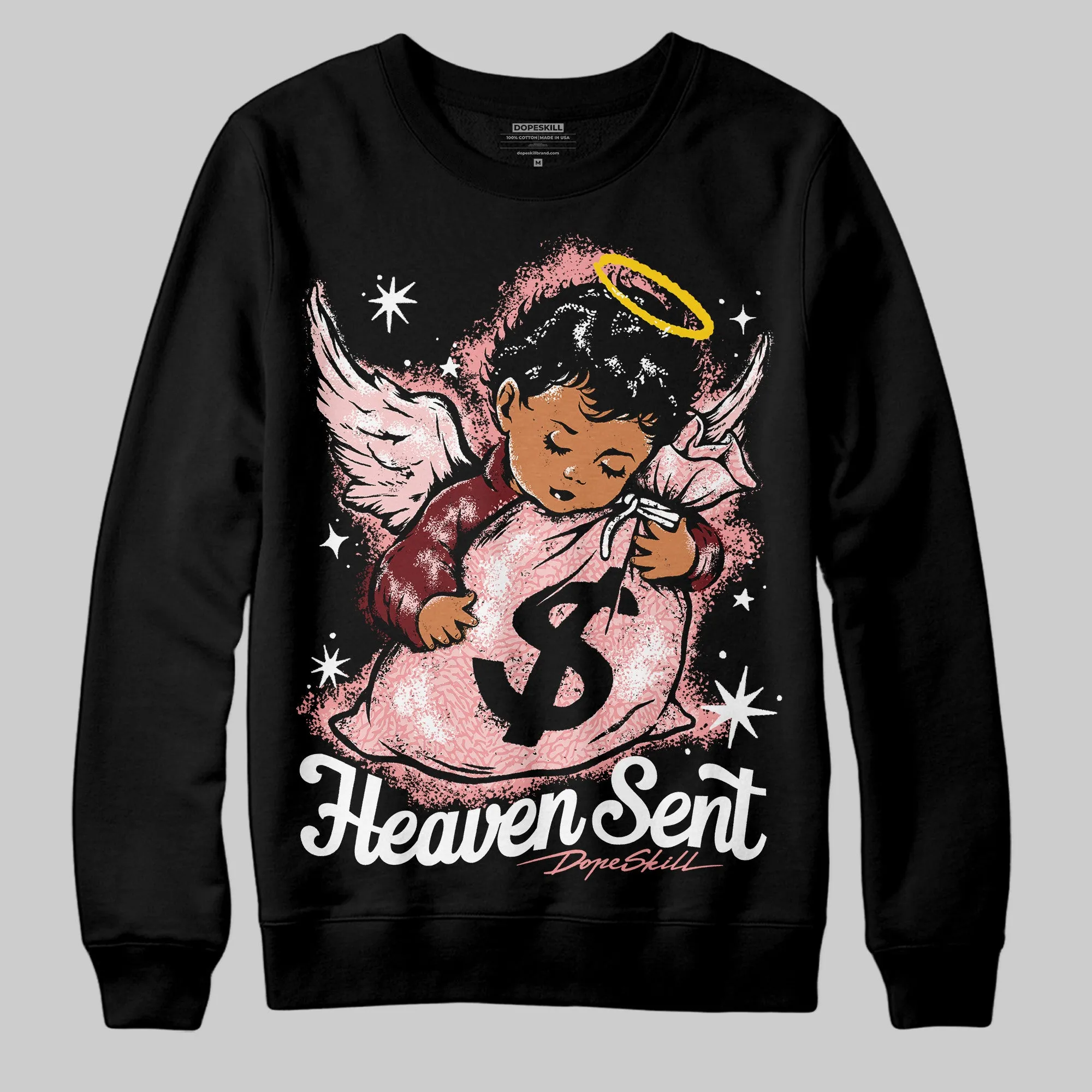 VALENTINE'S Day 3s DopeSkill Sweatshirt Heaven Sent Graphic sold by DopeSkill product image thumbnail 2