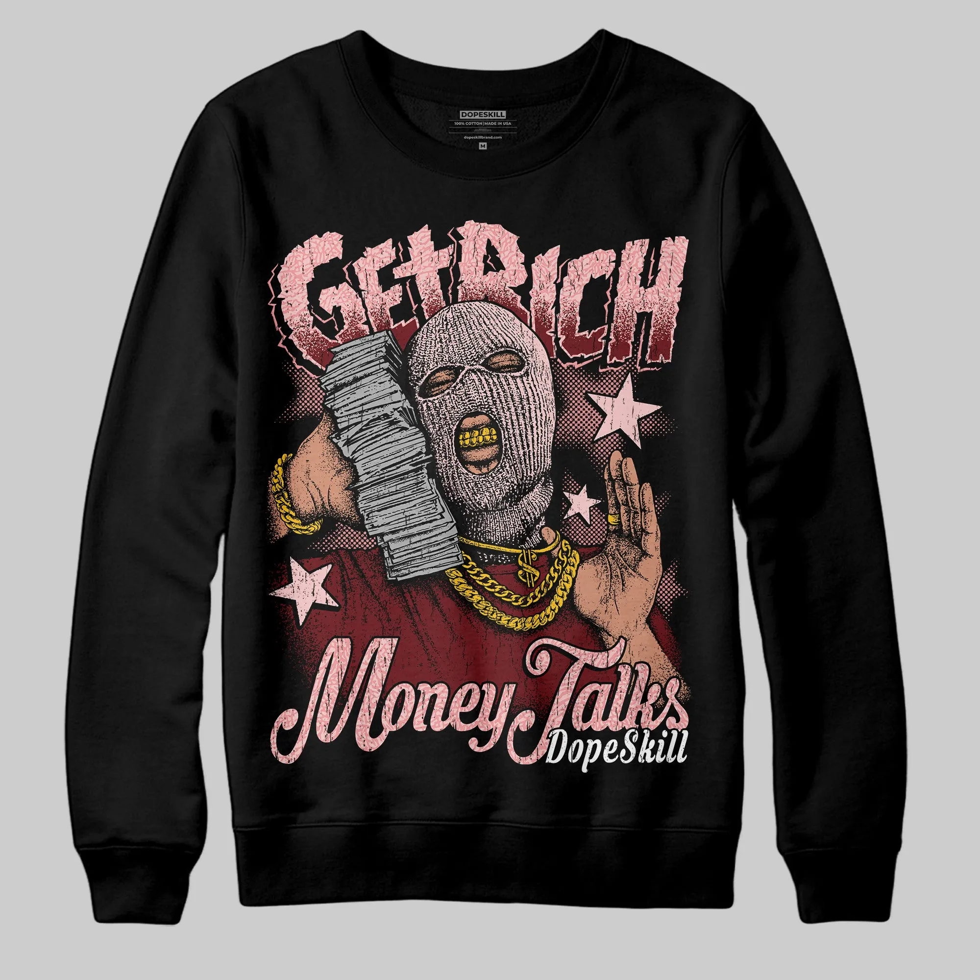 VALENTINE'S Day 3s DopeSkill Sweatshirt Get Rich Graphic sold by DopeSkill product image thumbnail 2