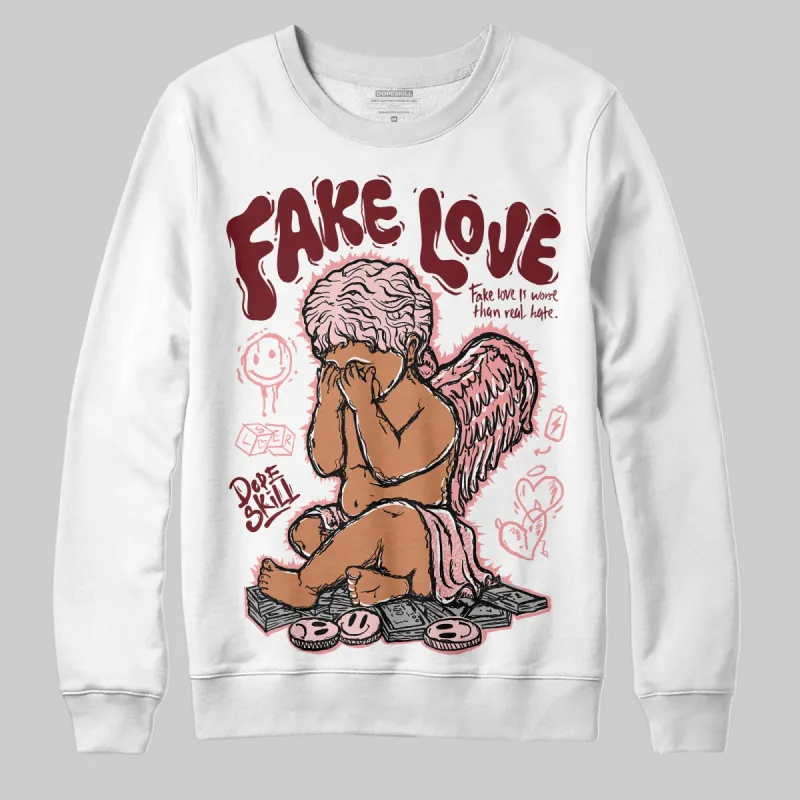 VALENTINE'S Day 3s DopeSkill Sweatshirt False Love Graphic made by DopeSkill