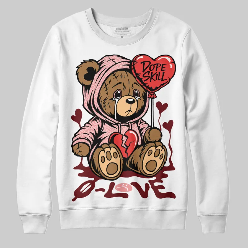 VALENTINE'S Day 3s DopeSkill Sweatshirt Broken Bear Graphic sold by DopeSkill