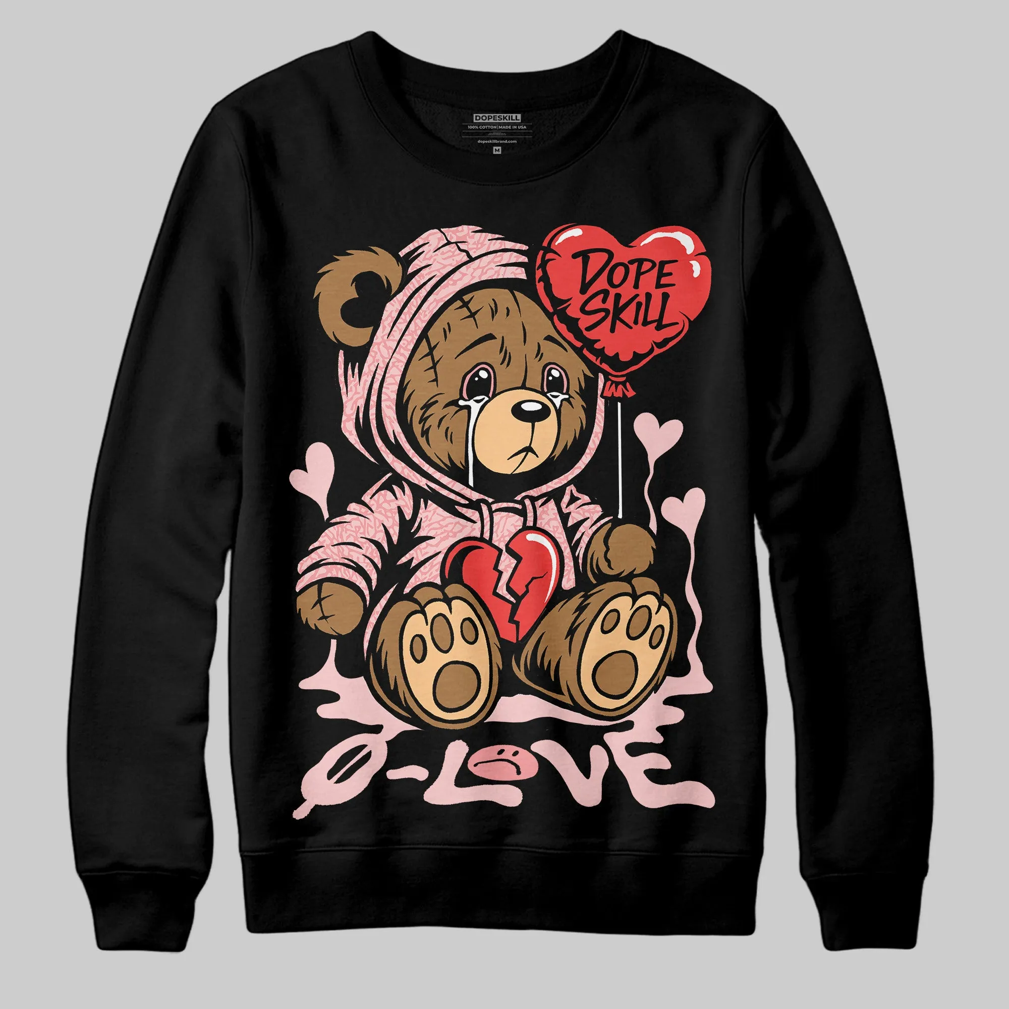 VALENTINE'S Day 3s DopeSkill Sweatshirt Broken Bear Graphic sold by DopeSkill product image thumbnail 2