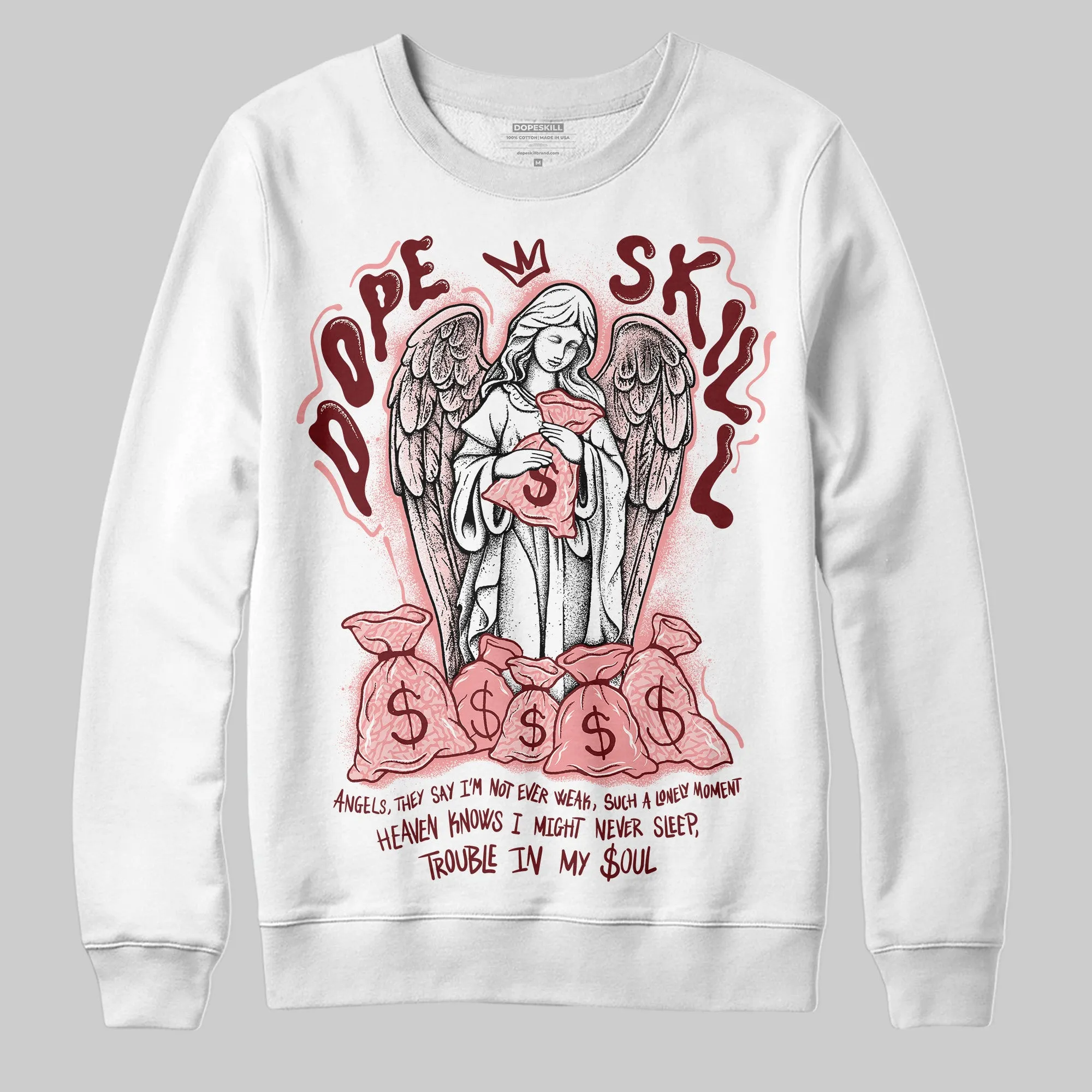 VALENTINE'S Day 3s DopeSkill Sweatshirt Angels Graphic sold by DopeSkill