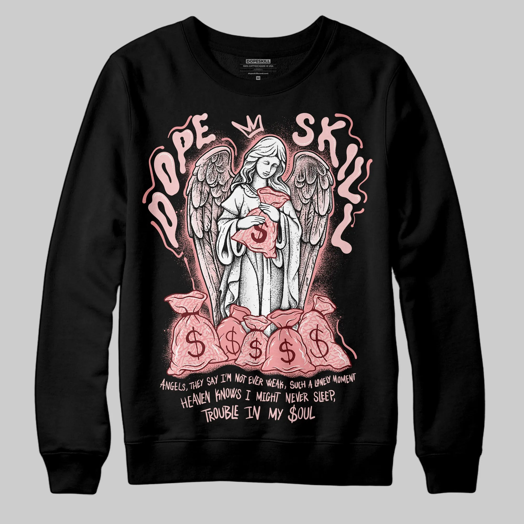 VALENTINE'S Day 3s DopeSkill Sweatshirt Angels Graphic sold by DopeSkill product image thumbnail 2