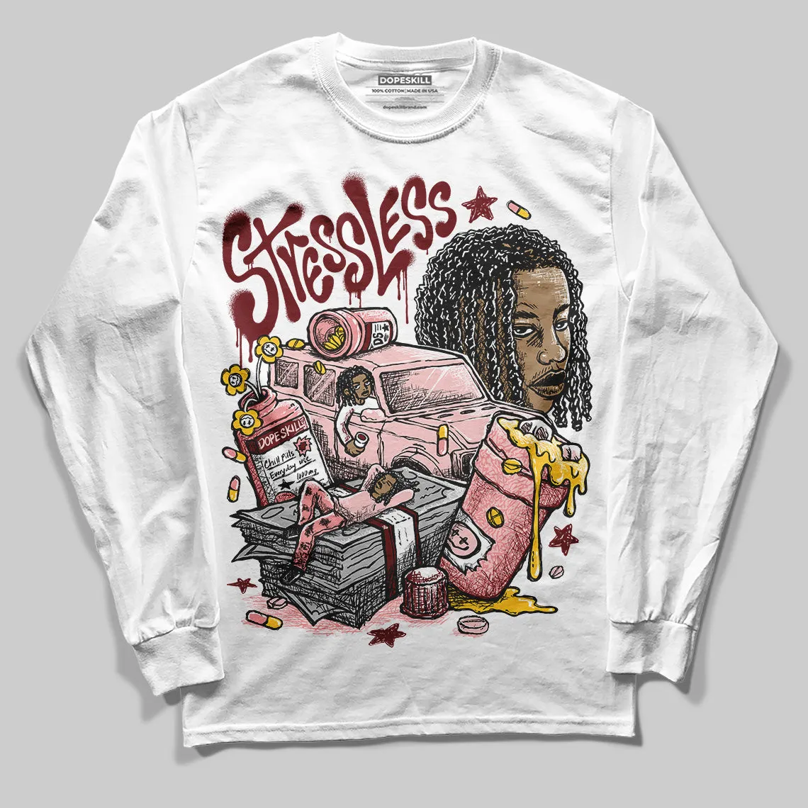 VALENTINE'S Day 3s DopeSkill Long Sleeve T-Shirt Stressless Graphic sold by DopeSkill