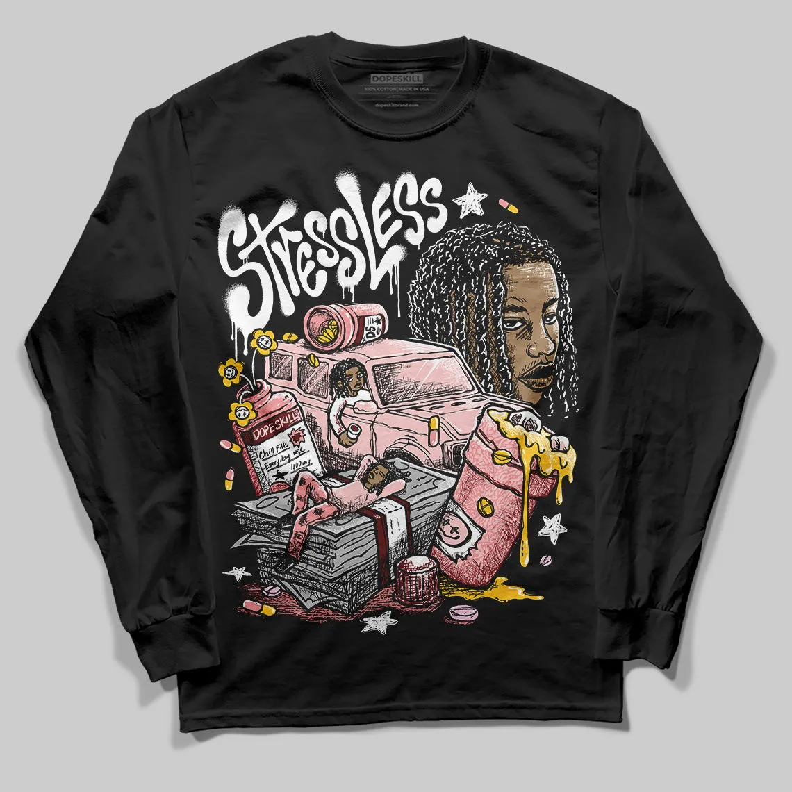 VALENTINE'S Day 3s DopeSkill Long Sleeve T-Shirt Stressless Graphic sold by DopeSkill product image thumbnail 2