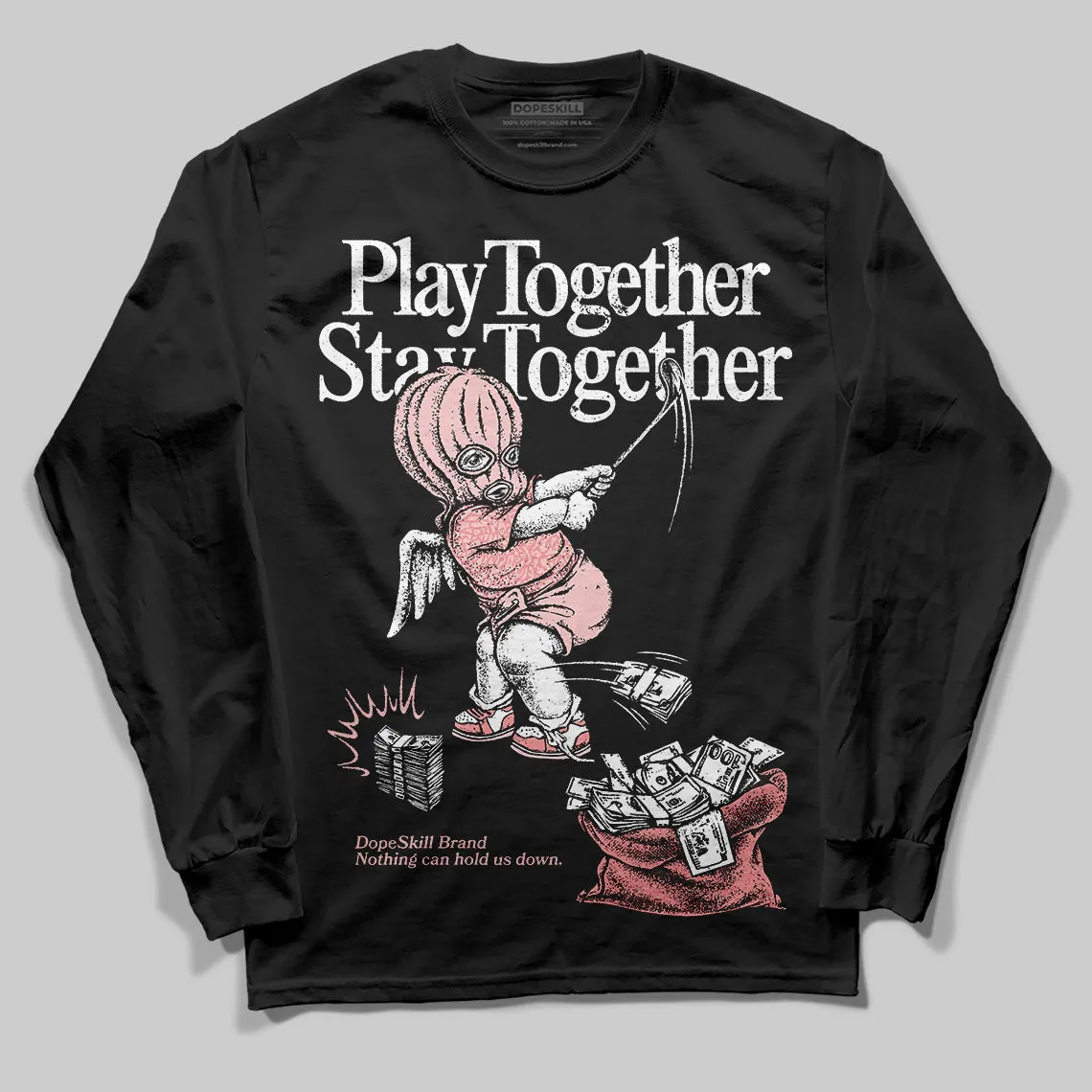 VALENTINE'S Day 3s DopeSkill Long Sleeve T-Shirt Play together, Stay together Graphic sold by DopeSkill product image thumbnail 2