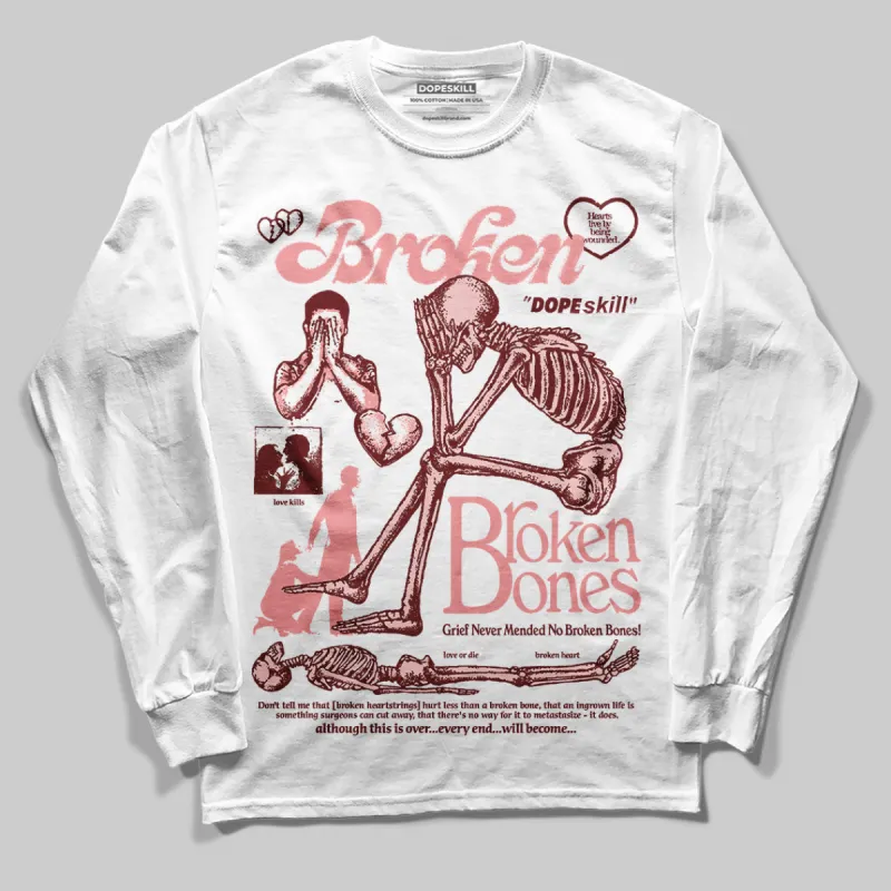 VALENTINE'S Day 3s DopeSkill Long Sleeve T-Shirt Broken Bones Graphic sold by DopeSkill