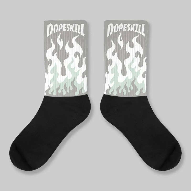 Year Of The Snake 1s DopeSkill Sublimated Sock FIRE Graphic sold by DopeSkill