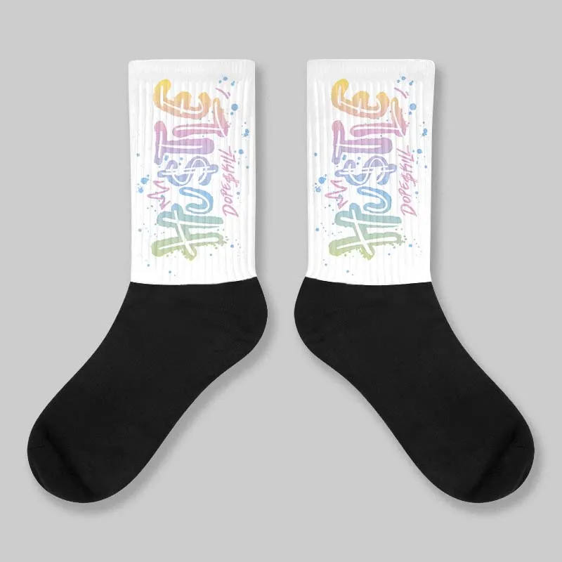 Year Of The Snake 5s DopeSkill Sublimated Sock Hustle Graphic sold by DopeSkill
