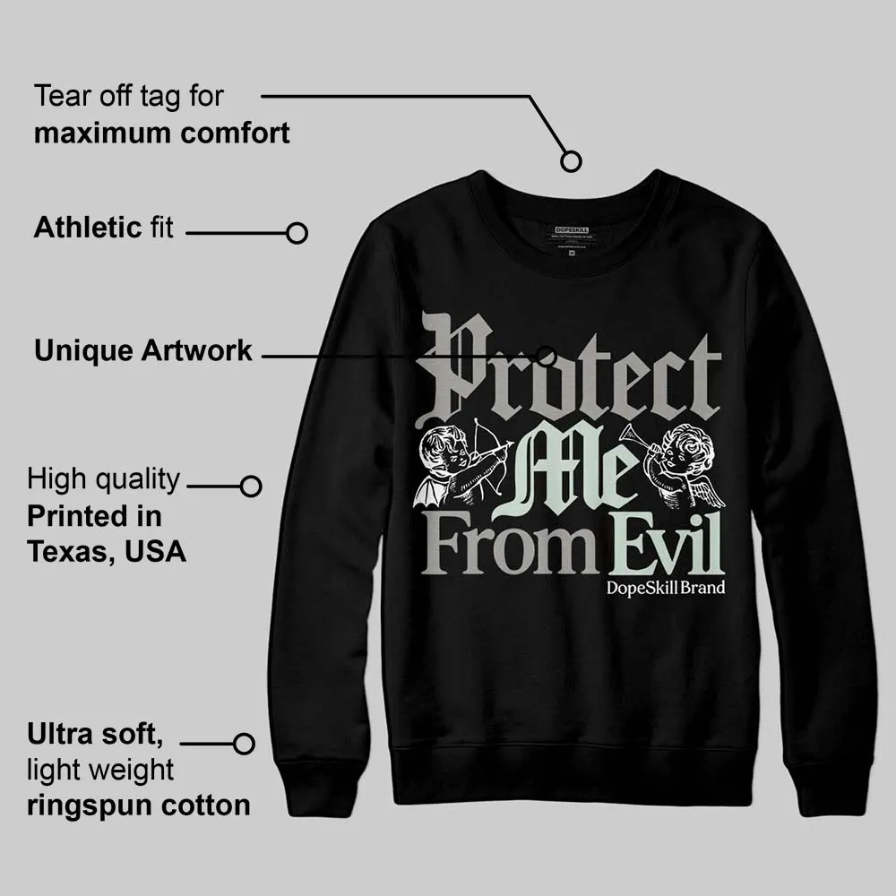 Year Of The Snake 1s DopeSkill Sweatshirt Protect Me From Evil Graphic sold by DopeSkill product image thumbnail 3