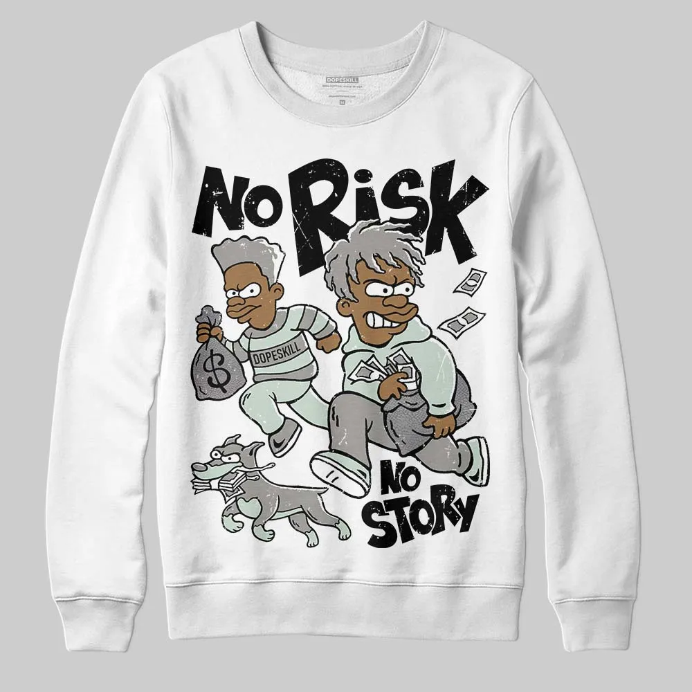 Year Of The Snake 1s DopeSkill Sweatshirt No Risk No Story Graphic sold by DopeSkill product image thumbnail 2