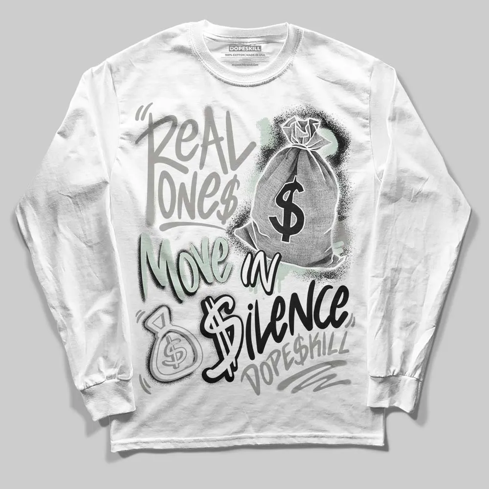 Year Of The Snake 1s DopeSkill Long Sleeve T-Shirt Real Ones Move In Silence Graphic sold by DopeSkill product image thumbnail 2