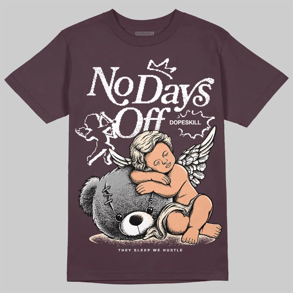 Violet Ore 3s DopeSkill Brown Savana T-shirt New No Days Off Graphic sold by DopeSkill