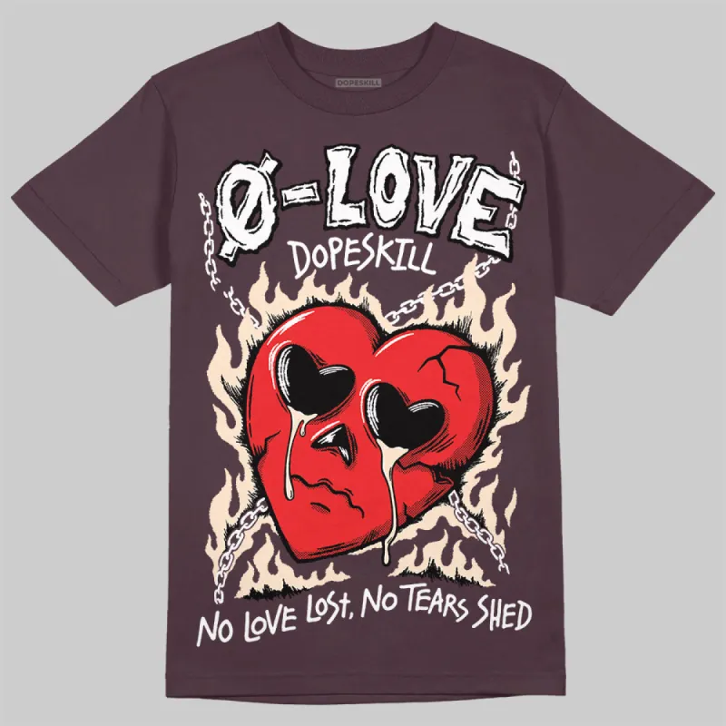 Violet Ore 3s DopeSkill Brown Savana T-shirt Crying Heart Graphic sold by DopeSkill