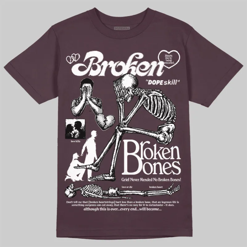 Violet Ore 3s DopeSkill Brown Savana T-shirt Broken Bones Graphic sold by DopeSkill