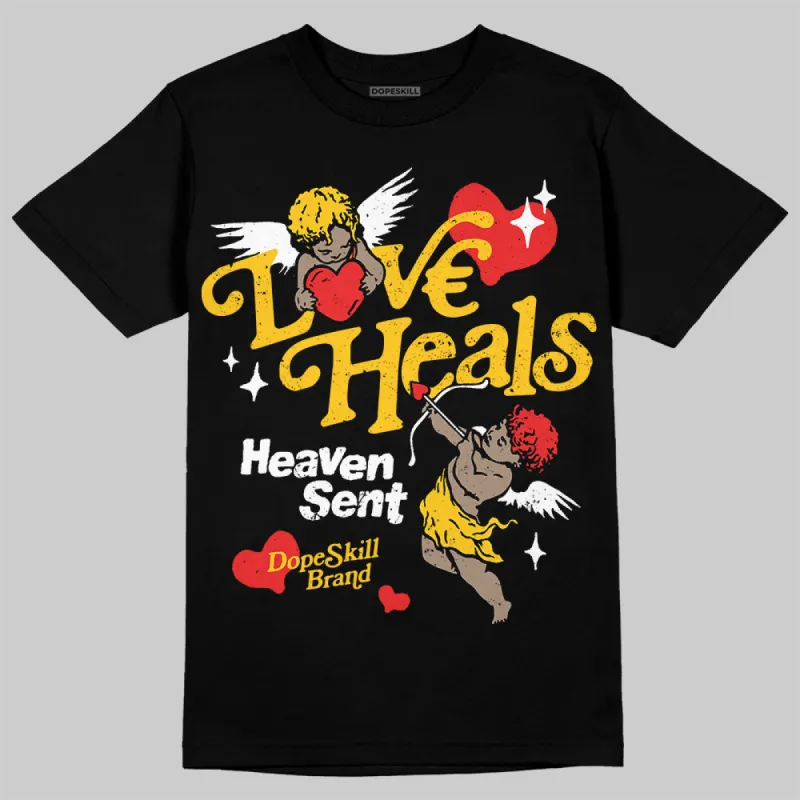 Yellow Collection DopeSkill T-Shirt New Love Heals Graphic sold by DopeSkill