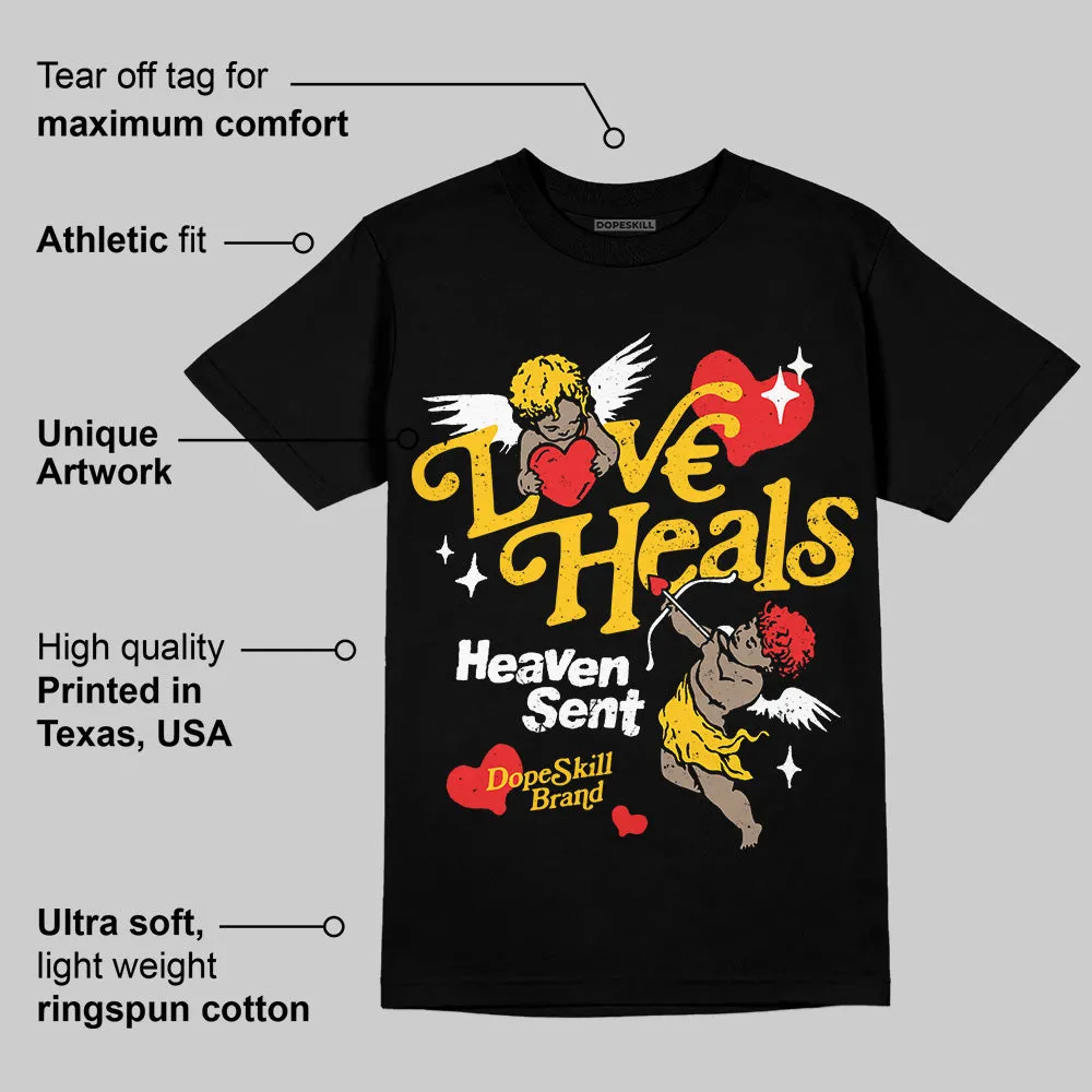 Yellow Collection DopeSkill T-Shirt New Love Heals Graphic sold by DopeSkill product image thumbnail 4