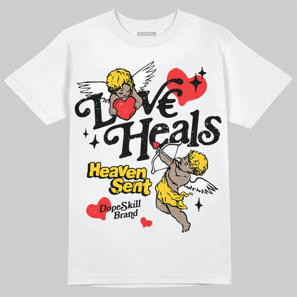 Yellow Collection DopeSkill T-Shirt New Love Heals Graphic sold by DopeSkill product image thumbnail 2