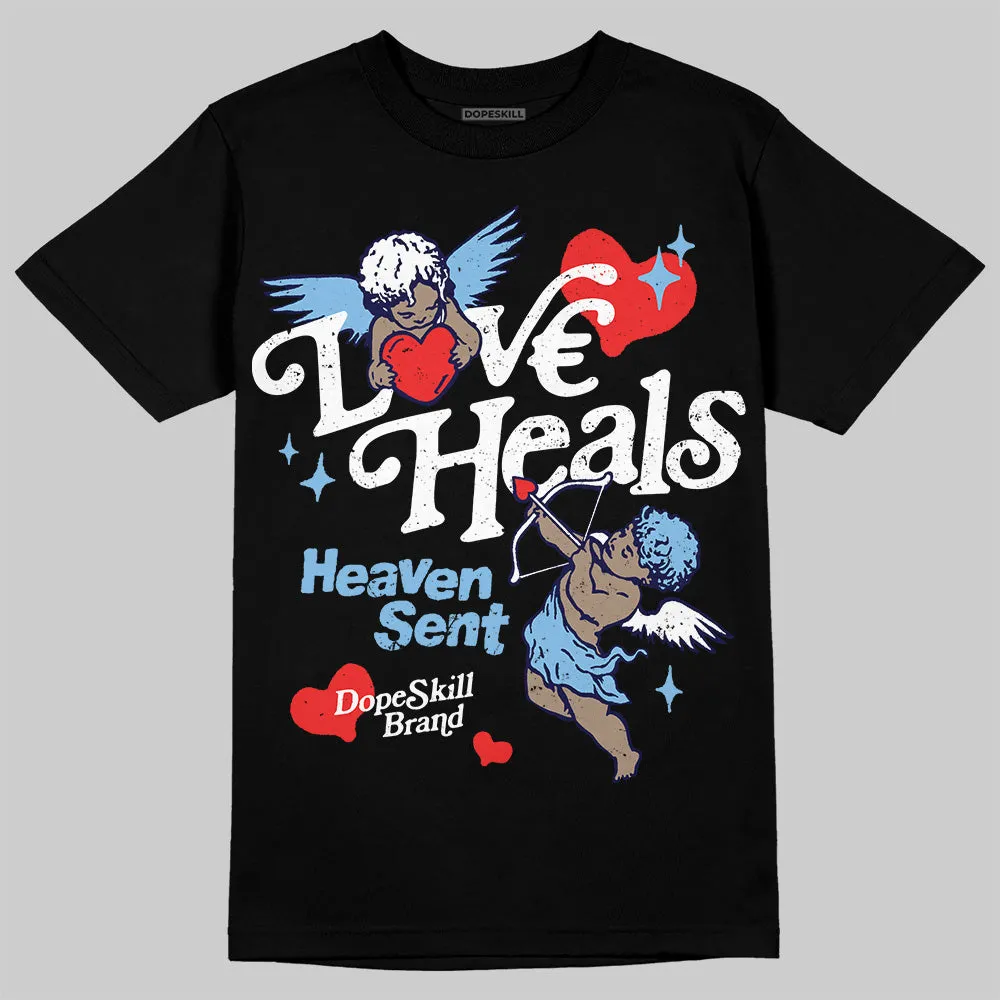 University Blue Collection DopeSkill T-Shirt New Love Heals Graphic sold by DopeSkill product image thumbnail 2