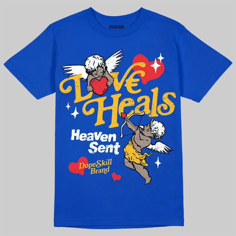 Royal Blue Collection DopeSkill T-Shirt New Love Heals Graphic sold by DopeSkill product image thumbnail 3