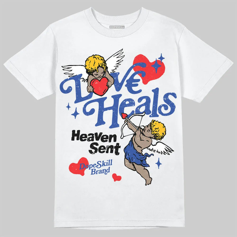 Royal Blue Collection DopeSkill T-Shirt New Love Heals Graphic sold by DopeSkill