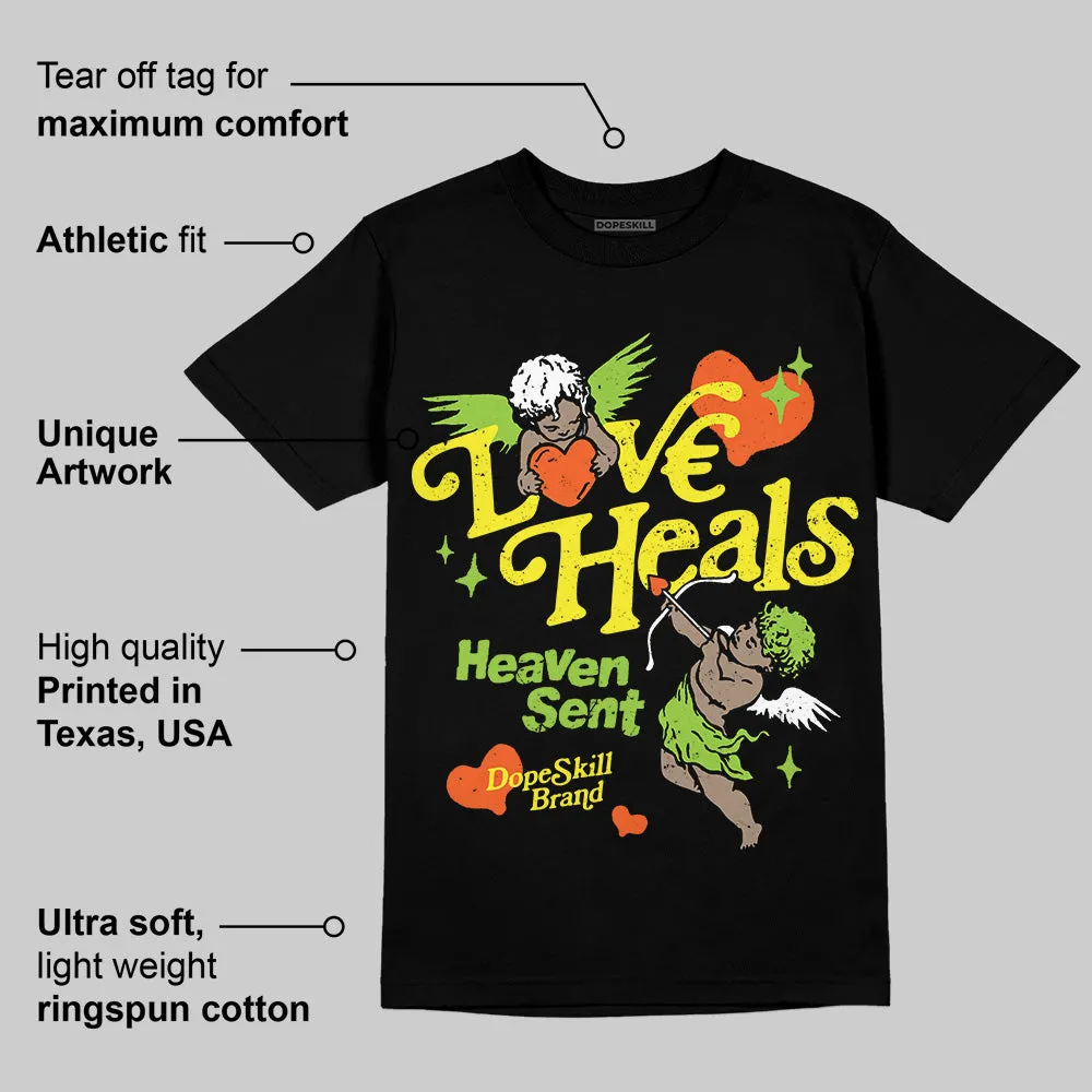 Neon Green Collection DopeSkill T-Shirt New Love Heals Graphic sold by DopeSkill product image thumbnail 4