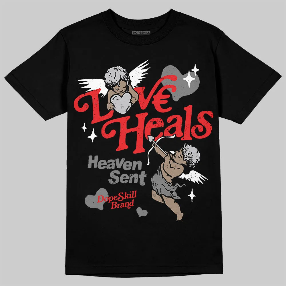 Grey Collection DopeSkill T-Shirt New Love Heals Graphic sold by DopeSkill product image thumbnail 2
