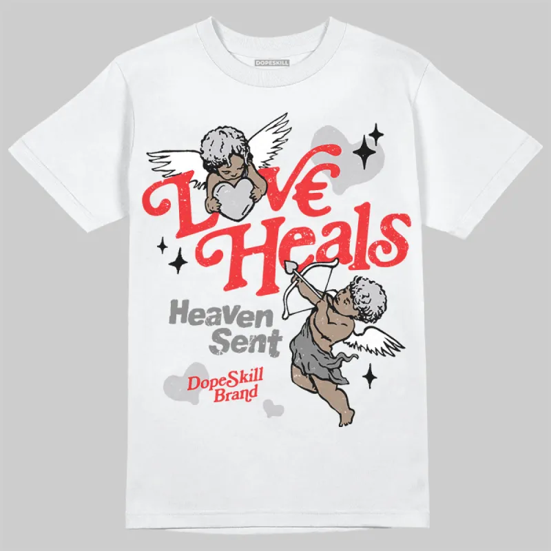 Grey Collection DopeSkill T-Shirt New Love Heals Graphic sold by DopeSkill