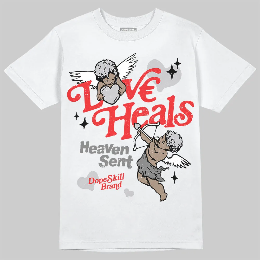 Grey Collection DopeSkill T-Shirt New Love Heals Graphic sold by DopeSkill