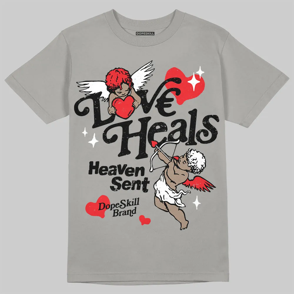 Grey Collection DopeSkill T-Shirt New Love Heals Graphic sold by DopeSkill product image thumbnail 3
