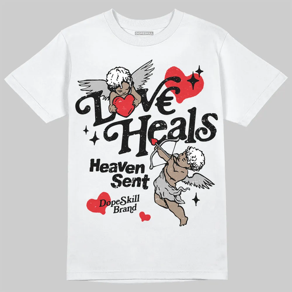 Black and White Collection DopeSkill T-Shirt New Love Heals Graphic sold by DopeSkill product image thumbnail 2