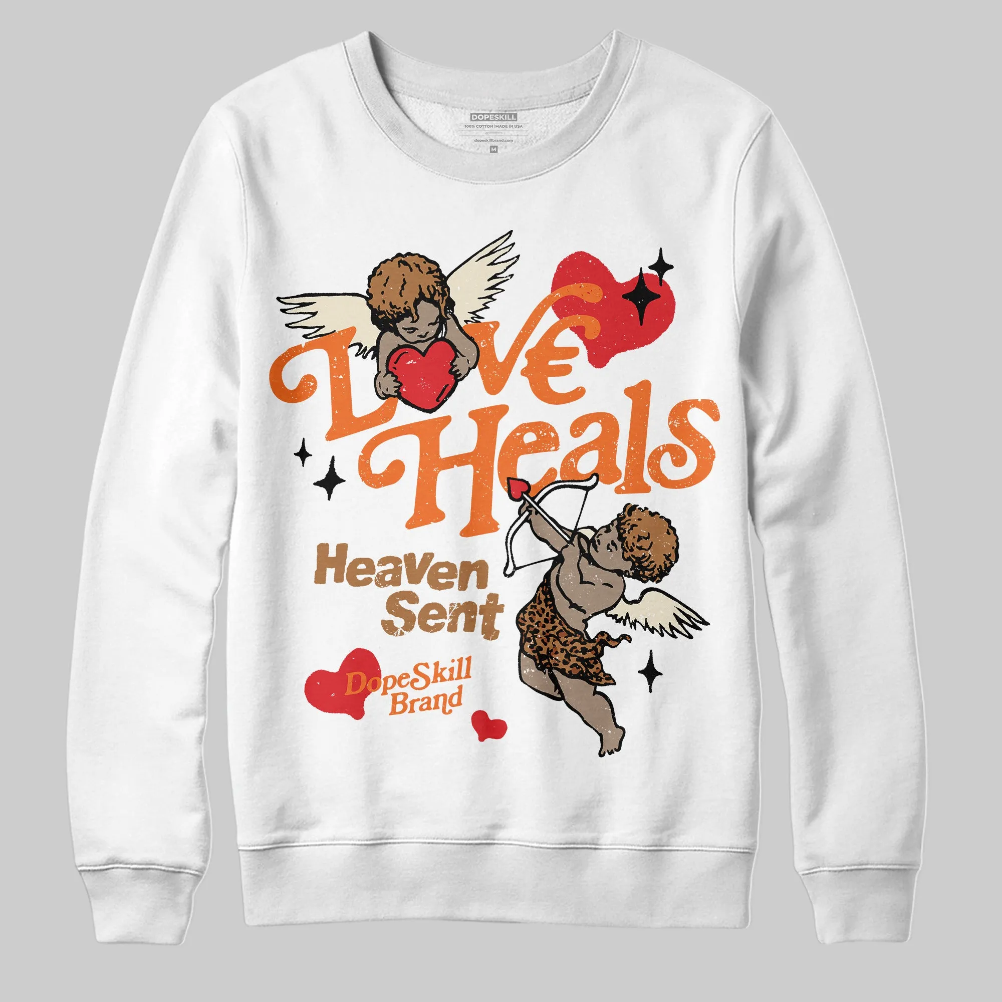 Samba Leopard Pack Preloved Red DopeSkill Sweatshirt New Love Heals Graphic sold by DopeSkill