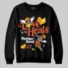 Orange Milk DopeSkill Sweatshirt New Love Heals Graphic sold by DopeSkill