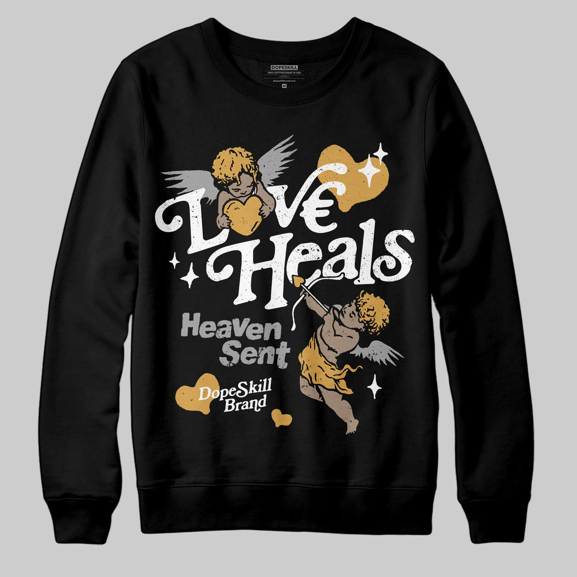 Gratitude 11s DopeSkill Sweatshirt New Love Heals Graphic sold by DopeSkill product image thumbnail 2