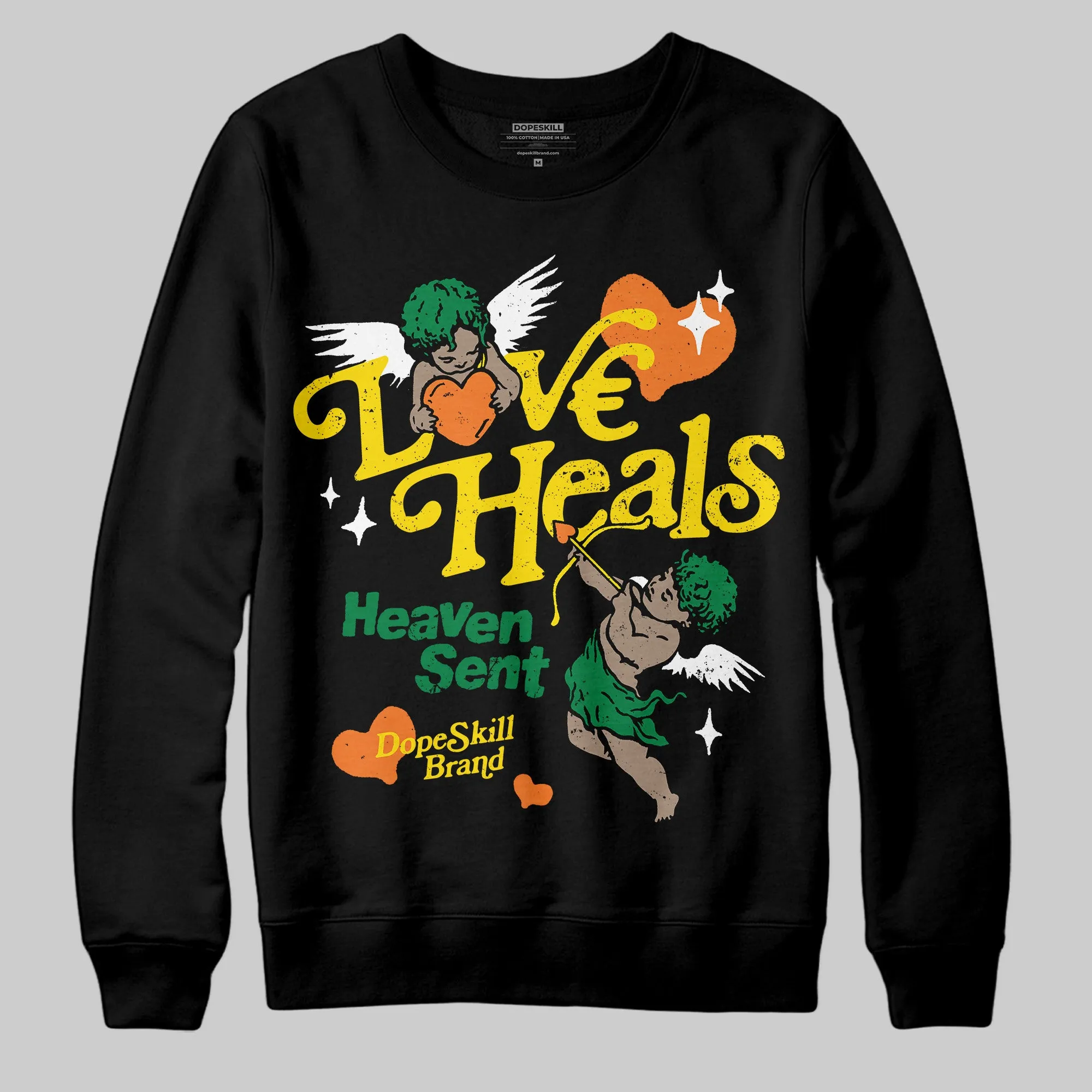 Dunk Reverse Brazil DopeSkill Sweatshirt New Love Heals Graphic sold by DopeSkill product image thumbnail 2