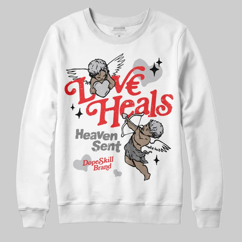 Grey Collection DopeSkill Sweatshirt New Love Heals Graphic sold by DopeSkill
