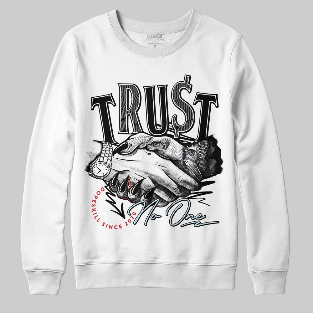 Black Metallic Reimagined 5s DopeSkill Sweatshirt Trust No One Graphic sold by DopeSkill product image thumbnail 2