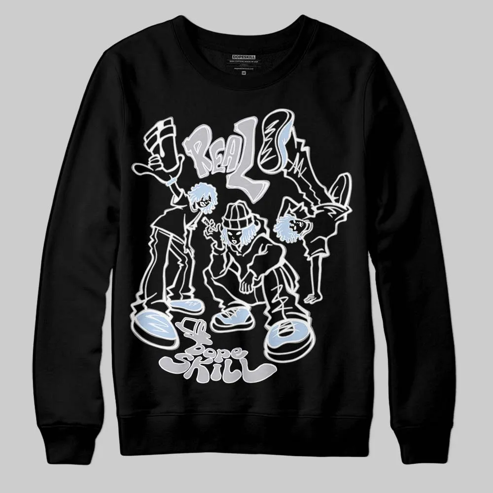 Black Metallic Reimagined 5s DopeSkill Sweatshirt Real Y2K Players Graphic sold by DopeSkill