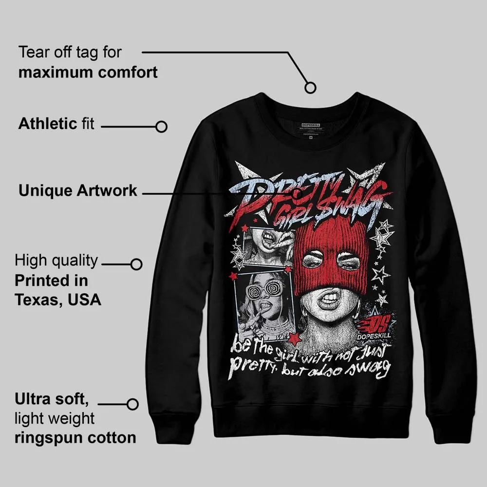 Black Metallic Reimagined 5s DopeSkill Sweatshirt Pretty Girl Swag Graphic sold by DopeSkill product image thumbnail 3