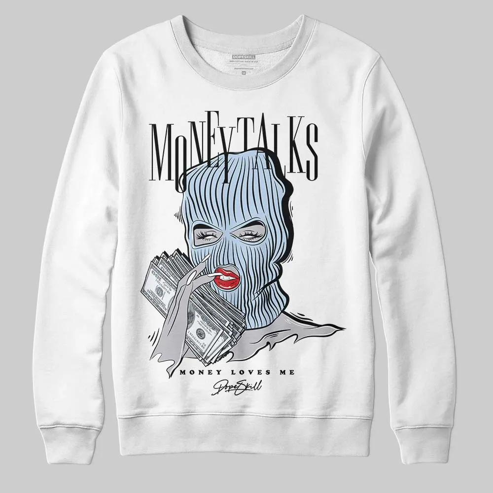 Black Metallic Reimagined 5s DopeSkill Sweatshirt Money Talks Graphic sold by DopeSkill product image thumbnail 2