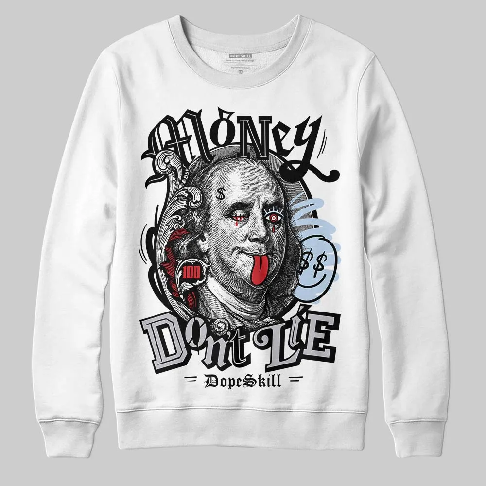 Black Metallic Reimagined 5s DopeSkill Sweatshirt Money Don't Lie Graphic sold by DopeSkill product image thumbnail 2