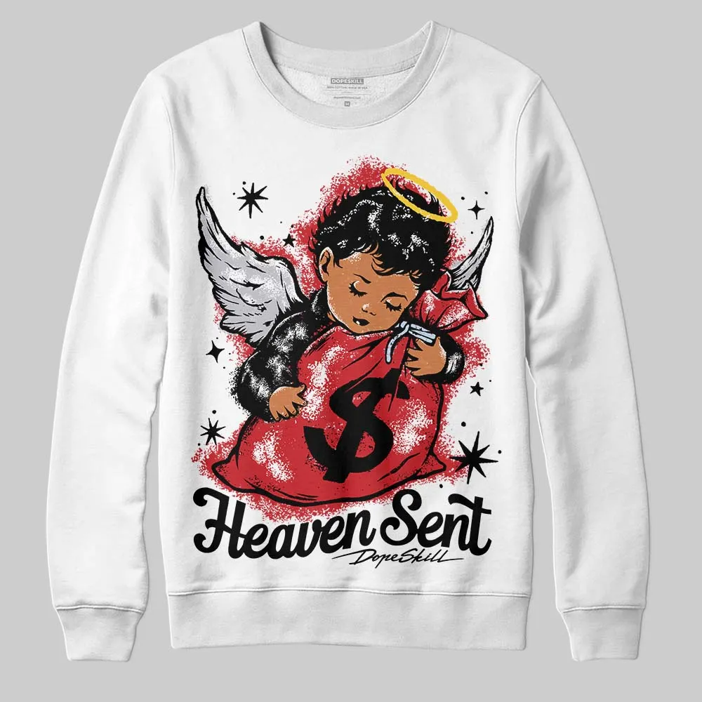 Black Metallic Reimagined 5s DopeSkill Sweatshirt Heaven Sent Graphic sold by DopeSkill product image thumbnail 2