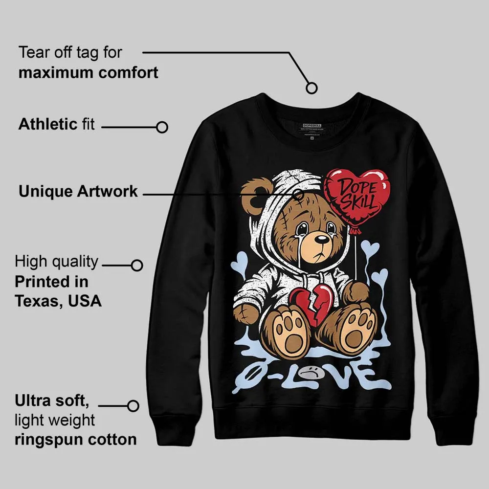Black Metallic Reimagined 5s DopeSkill Sweatshirt Broken Bear Graphic sold by DopeSkill product image thumbnail 3