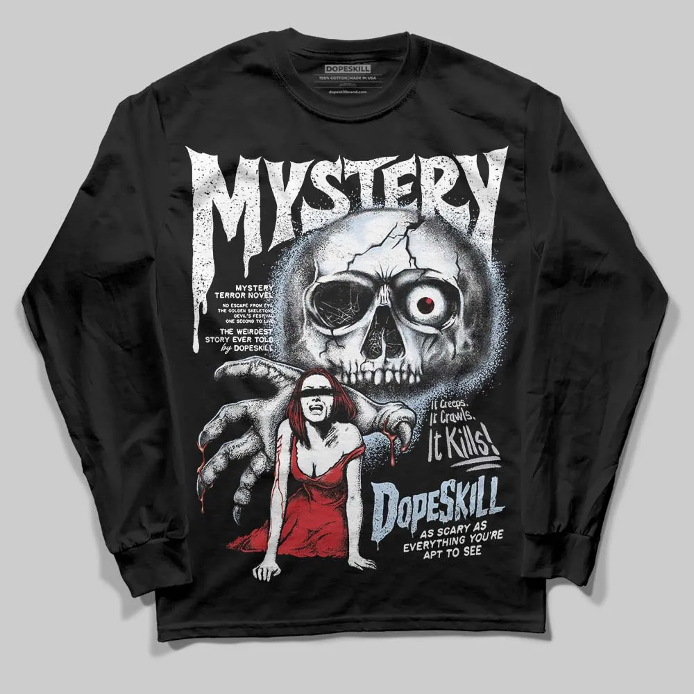 Black Metallic Reimagined 5s DopeSkill Long Sleeve T-Shirt Mystery Ghostly Grasp Graphic sold by DopeSkill