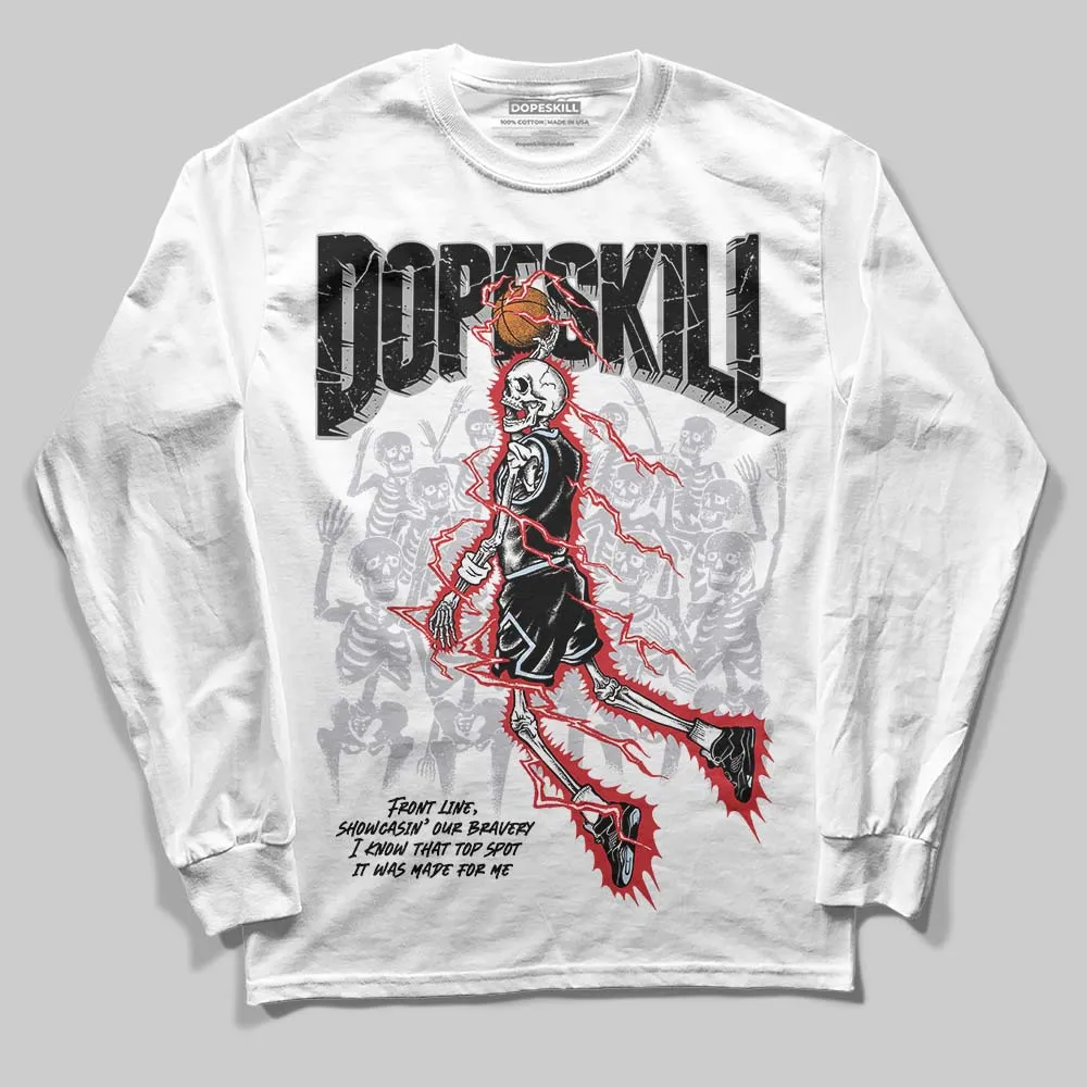 Black Metallic Reimagined 5s DopeSkill Long Sleeve T-Shirt Thunder Dunk Graphic sold by DopeSkill product image thumbnail 2