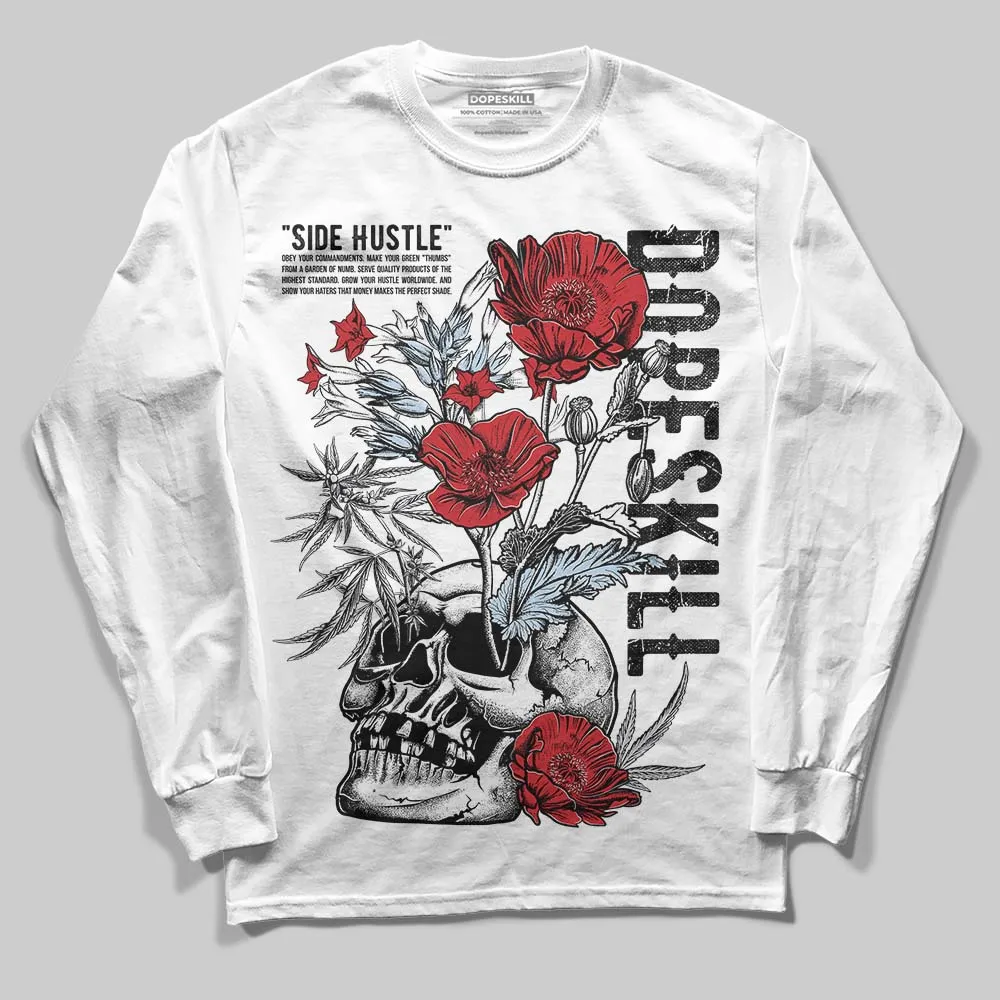 Black Metallic Reimagined 5s DopeSkill Long Sleeve T-Shirt Side Hustle Graphic sold by DopeSkill product image thumbnail 2