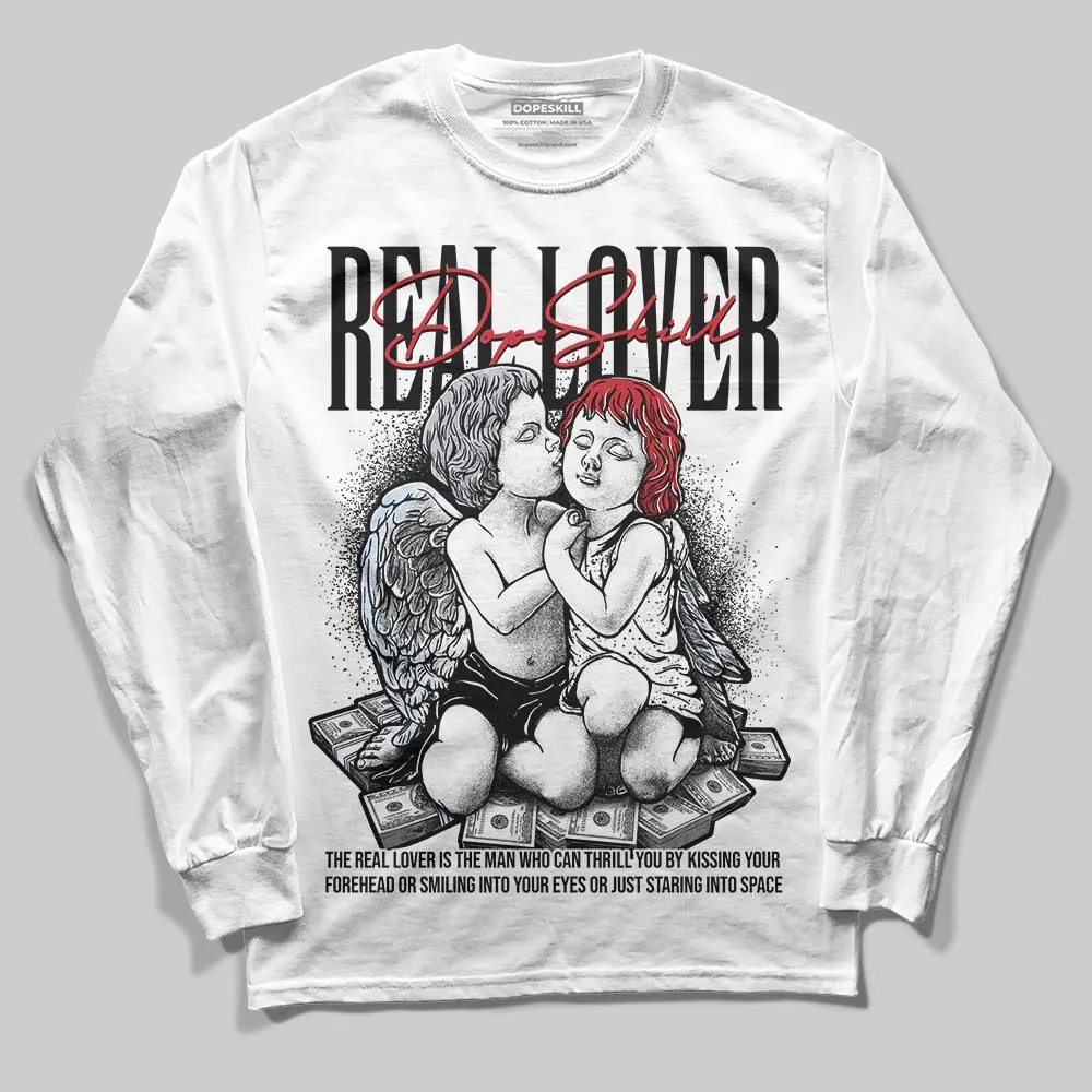 Black Metallic Reimagined 5s DopeSkill Long Sleeve T-Shirt Real Lover Graphic sold by DopeSkill product image thumbnail 2